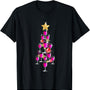 Christmas Tree Wine Glass Drinking Funny Christmas Gifts T-Shirt