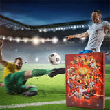 Countdown Advent Calendar Soccer Kit, 24 Days Building Advent Calendars Soccer Party Favors Sports Birthday Christmas Supplies