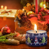 Scented Candles Gift Set, 8 Cans Strong Fragrance Aromatherapy Candles Natural Soy Wax Candles Portable Travel Tin Jar Candles for Christmas Birthday Valentine'S Day Gift