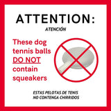 Merry Christmas Dog Tennis Balls (Regular)