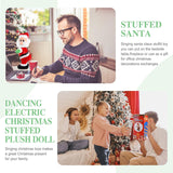 Dancing Santa Claus - Dancing Electric Christmas Stuffed Plush Doll Singing English Song Xmas Santa Toys