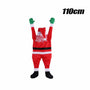 Light up Santa Claus Santa Claus Decoration Outdoor Indoor Hanging Climbing Santa Claus Bookshelf Mantel Christmas Decoration