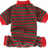 Small Dog Christmas Pajamas for Pet Clothes Doggie Holiday Costumes Onesies Jammies