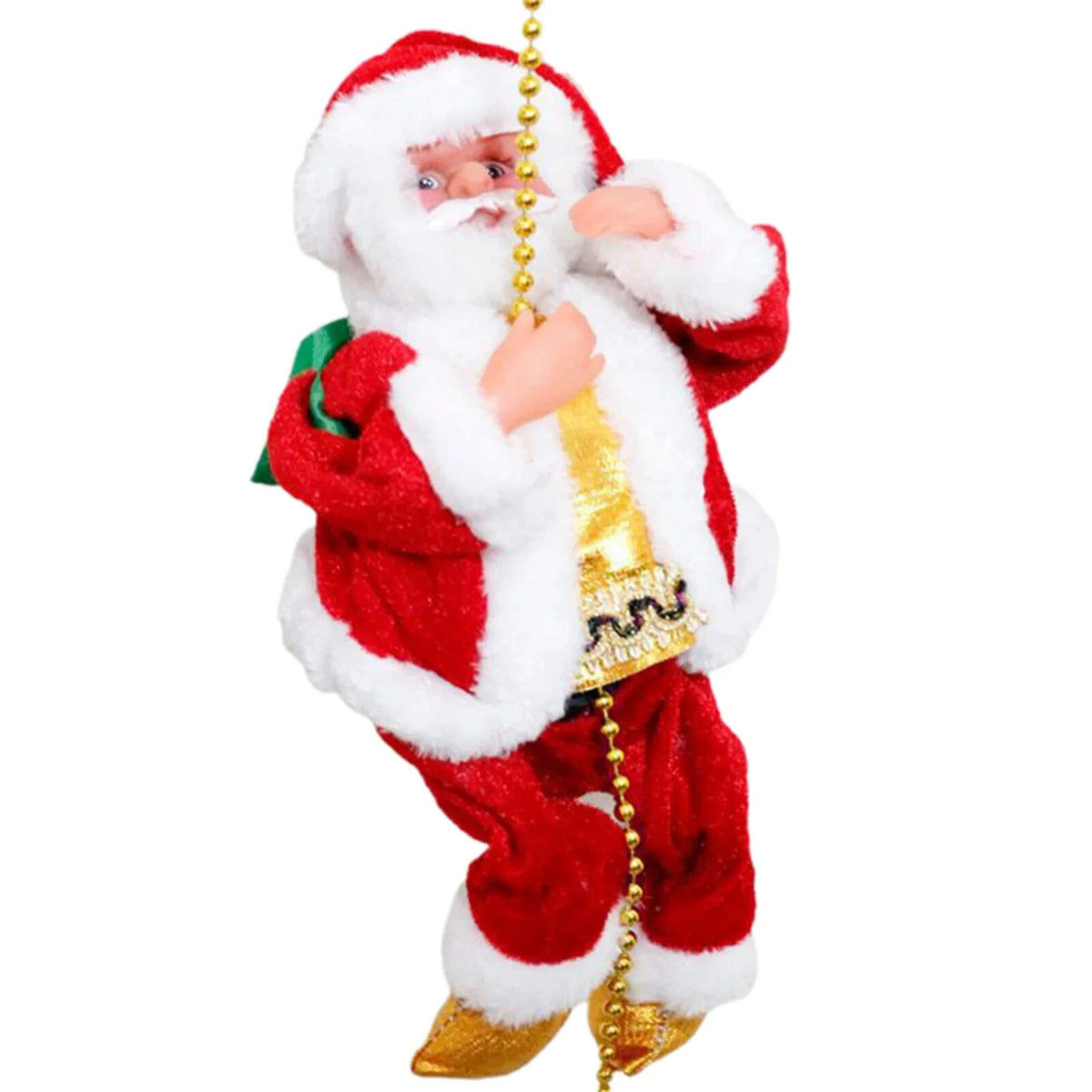 Santa Climbing Ladder Electric Santa Claus Climbing Rope Decoration Christmas