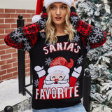 Women'S Pullovers Santa Claus
