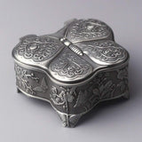 Emboss Alloy Metal Music Box Mini Wind up Antique Jewelry Musical Boxes Christmas Birthday Valentine'S Day Gifts Plays Castle in the Sky