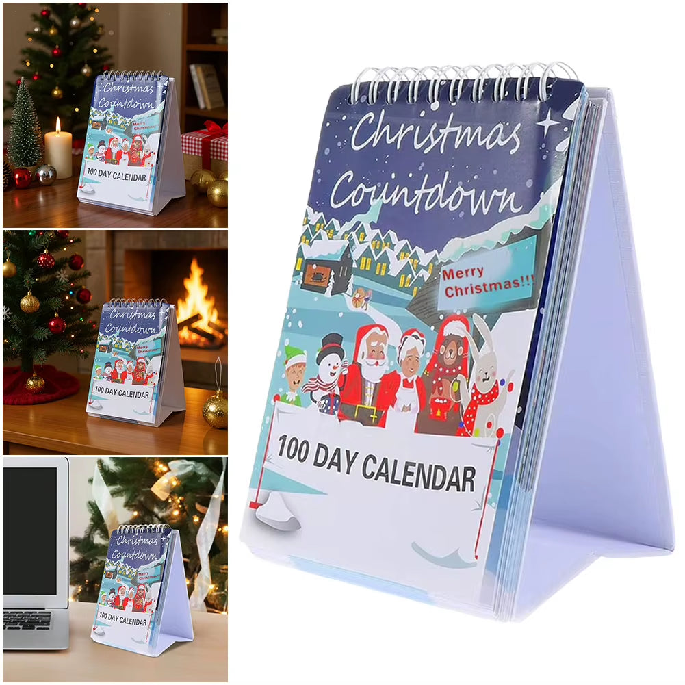 100 Day Christmas Countdown Calendar 2025 Countdown Calendar 2025 Xmas Wall Calendars for 100 Days Interactive Wall Home Decor