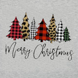 Women Merry Christmas Sweatshirts Funny Snowman Car Pullover Plaid Tree Tops