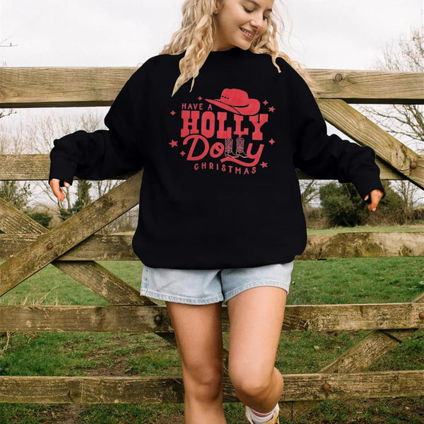 Christmas Sweatshirt for Women Merry Christmas Hoodie Funny Christmas Shirt Christmas Long Sleeve Pullover Tops