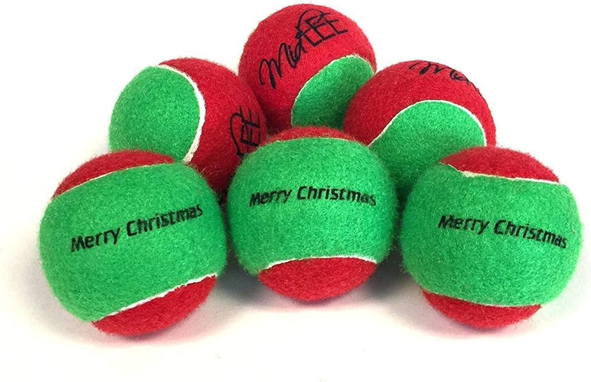Merry Christmas Dog Tennis Balls (Regular)