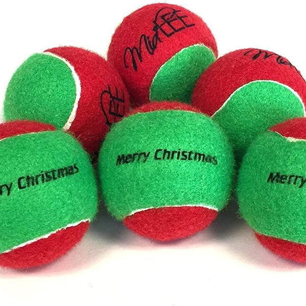 Merry Christmas Dog Tennis Balls (Regular)