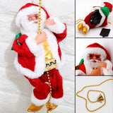 Santa Climbing Ladder Electric Santa Claus Climbing Rope Decoration Christmas