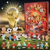 Countdown Advent Calendar Soccer Kit, 24 Days Building Advent Calendars Soccer Party Favors Sports Birthday Christmas Supplies