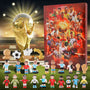 Countdown Advent Calendar Soccer Kit, 24 Days Building Advent Calendars Soccer Party Favors Sports Birthday Christmas Supplies