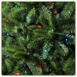 6Ft Pre-Lit Virginia Fir Artificial Christmas Tree with Twinkly LED Lights