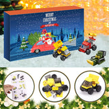 Advent Calendar 2021 for Kids, Countdown to Christmas Calendar with Vehicle Building Blocks, 24 Days of Christmas Advent Calendar Car Toy Xmas Gift Box for Boys Girls Age 6+