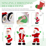 Dancing Santa Claus - Dancing Electric Christmas Stuffed Plush Doll Singing English Song Xmas Santa Toys