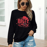 Christmas Sweatshirt for Women Merry Christmas Hoodie Funny Christmas Shirt Christmas Long Sleeve Pullover Tops