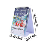 100 Day Christmas Countdown Calendar 2025 Countdown Calendar 2025 Xmas Wall Calendars for 100 Days Interactive Wall Home Decor