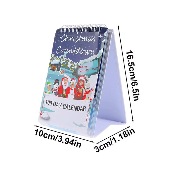 100 Day Christmas Countdown Calendar 2025 Countdown Calendar 2025 Xmas Wall Calendars for 100 Days Interactive Wall Home Decor