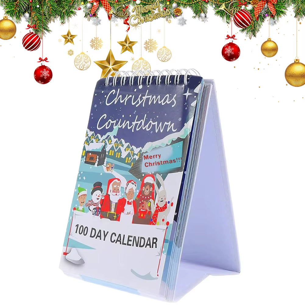 100 Day Christmas Countdown Calendar 2025 Countdown Calendar 2025 Xmas Wall Calendars for 100 Days Interactive Wall Home Decor
