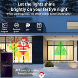 400-800 LED RGB Smart Curtain Lights with Music,App Controls and Remote,Led Party Lights for Christmas and Halloween Decor