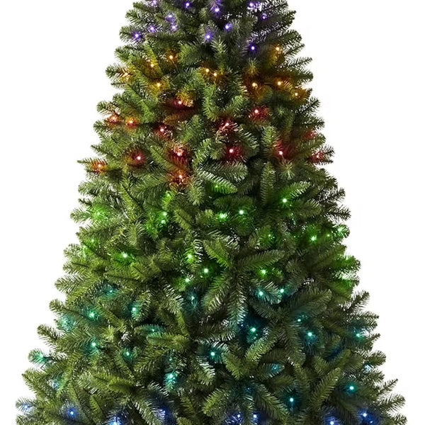 6Ft Pre-Lit Virginia Fir Artificial Christmas Tree with Twinkly LED Lights