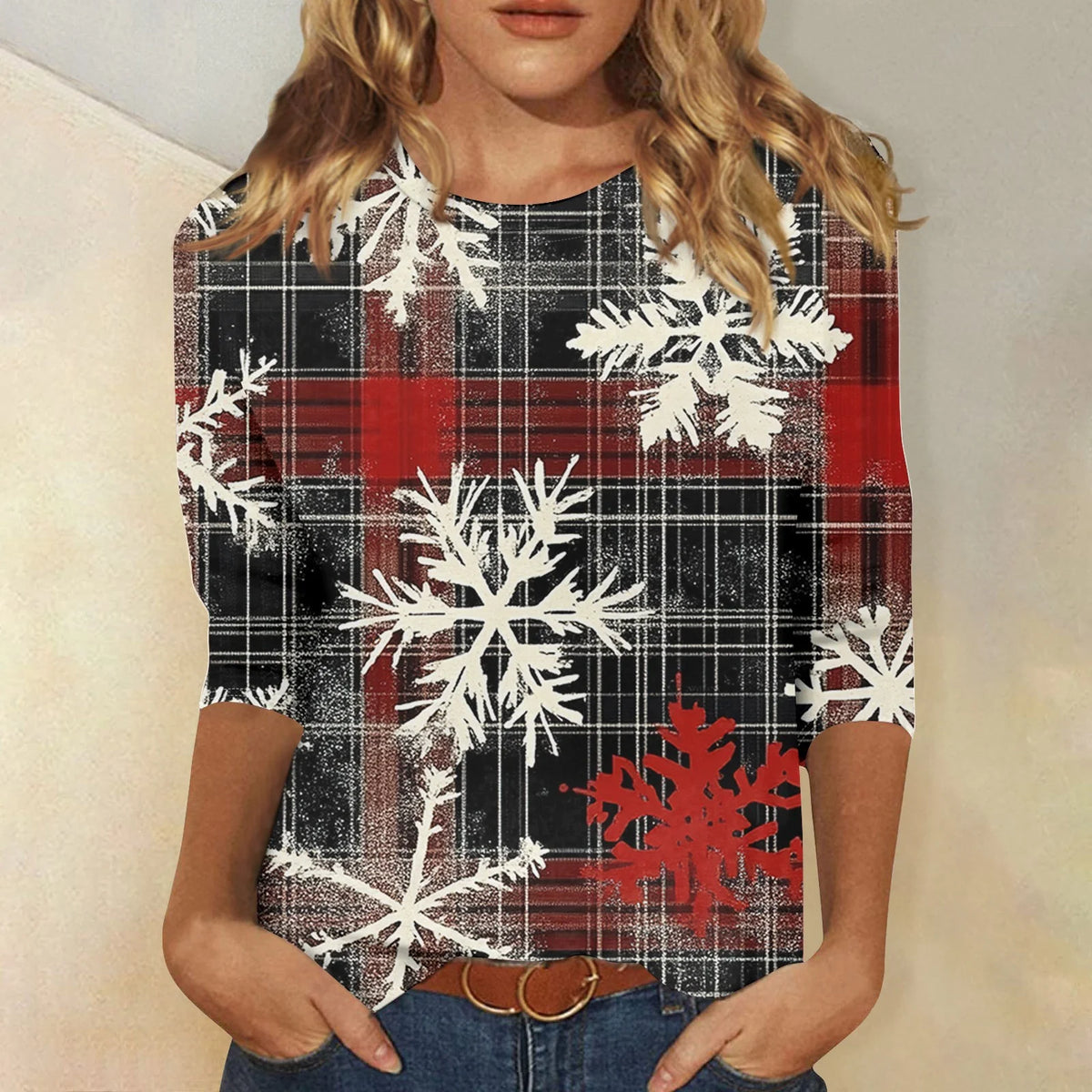 Tshirt Christmas Gray Small