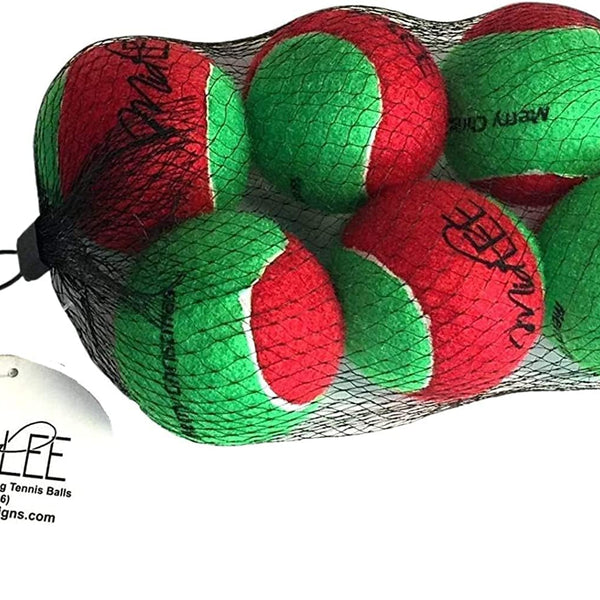 Merry Christmas Dog Tennis Balls (Regular)